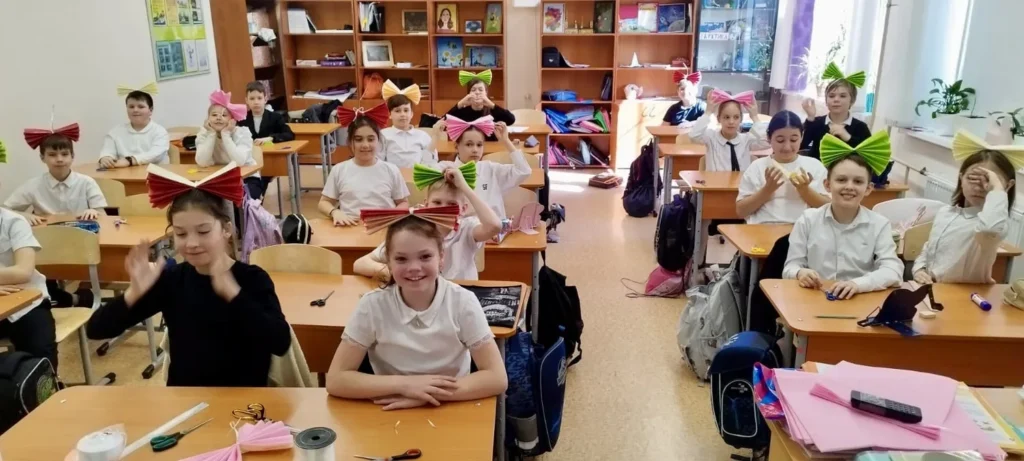 Весеннее настроение от родителей!