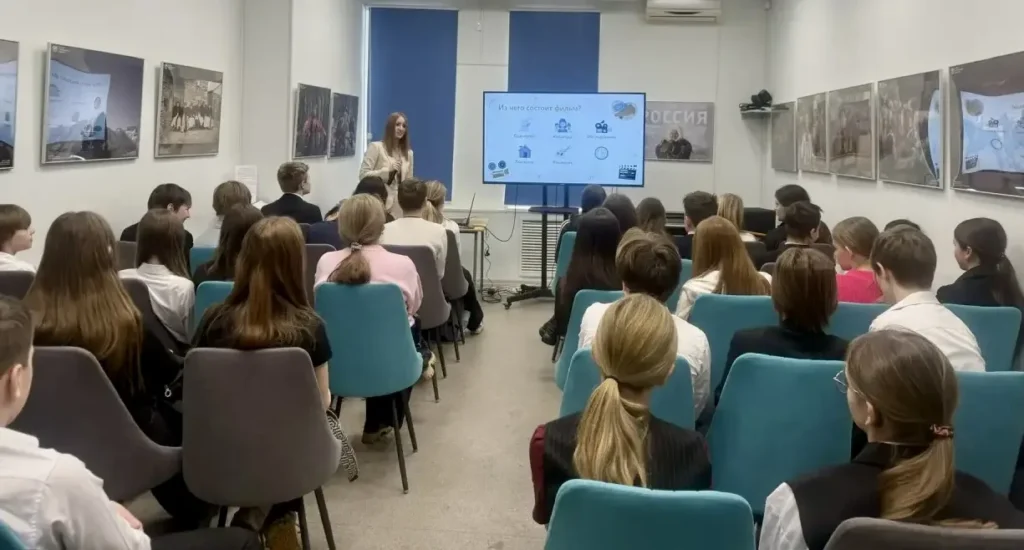 Профориентационная работа. Встреча с представителями Санкт-Петербургского государственного института кино и телевидения «Свет, камера, мотор! Как снять свой первый фильм».