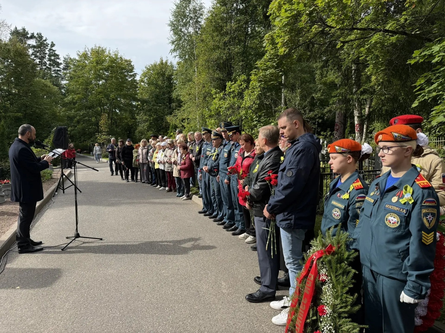 Торжественно-траурные церемонии возложения венков и цветов, посвященные Дню памяти блокады Ленинграда